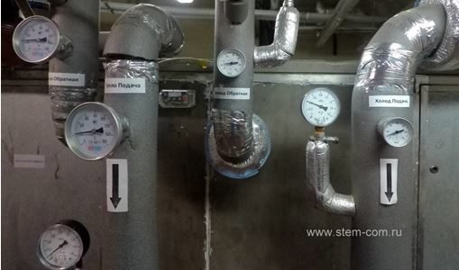 теплообменник-секций-нагрева-и-охлаждения-в-канале-вентиляции.